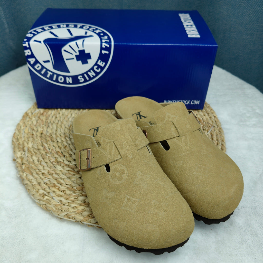 Birkenstock Boston Suede Leather Casual Shoes Joint Edition