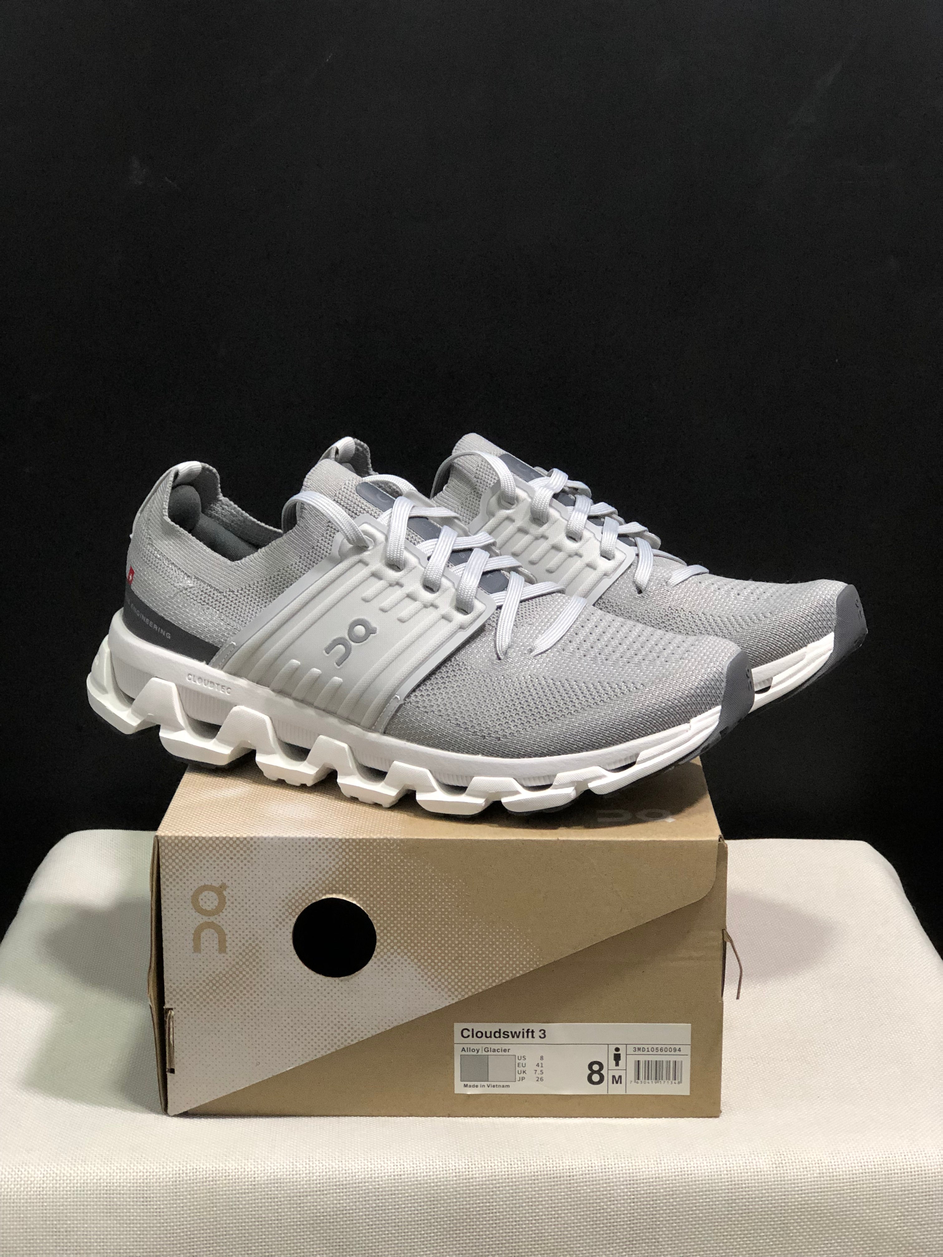 On Running Cloudswift 3 Trendy And Comfortable Running Shoes Alloy/Glacier
