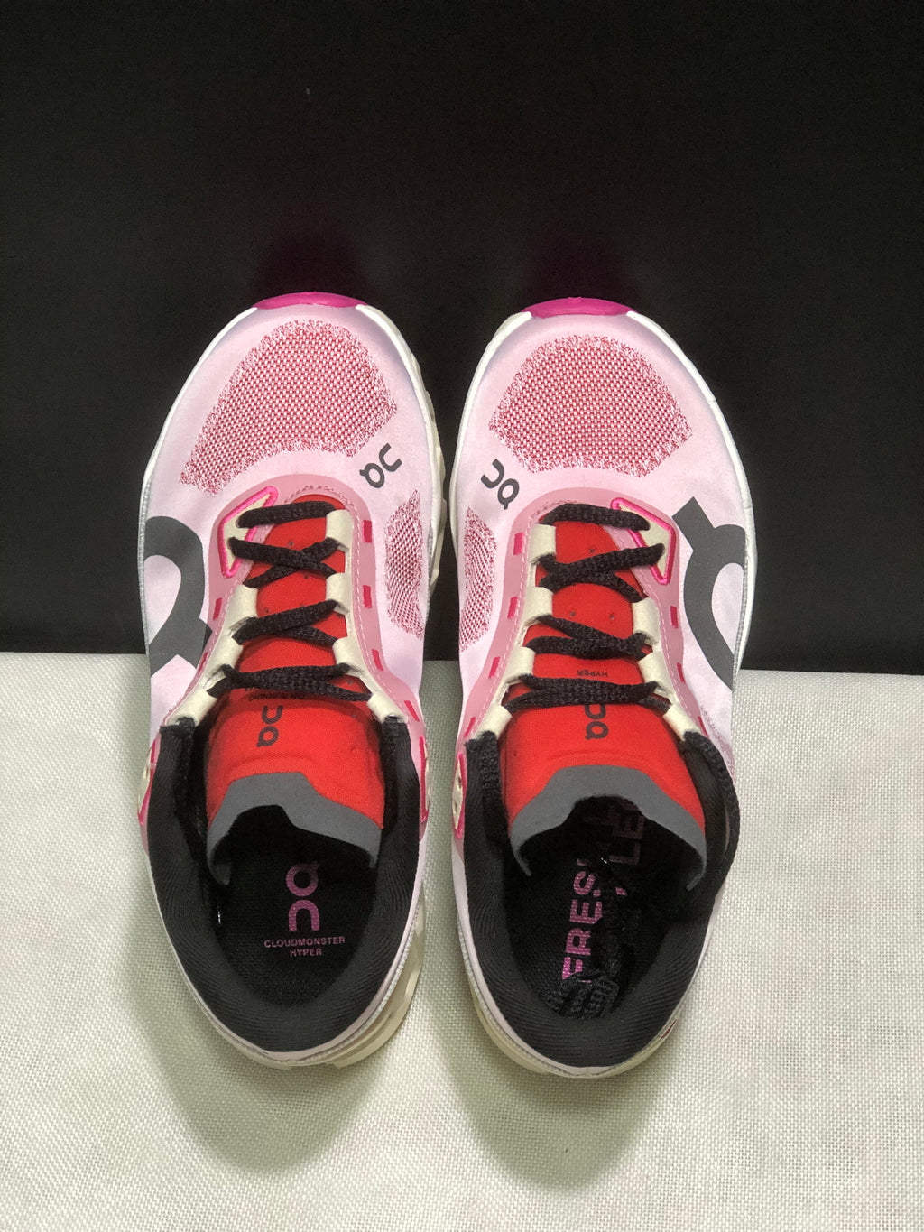 On Running Cloudmonster Hyper Running Shoes Pink/Cream