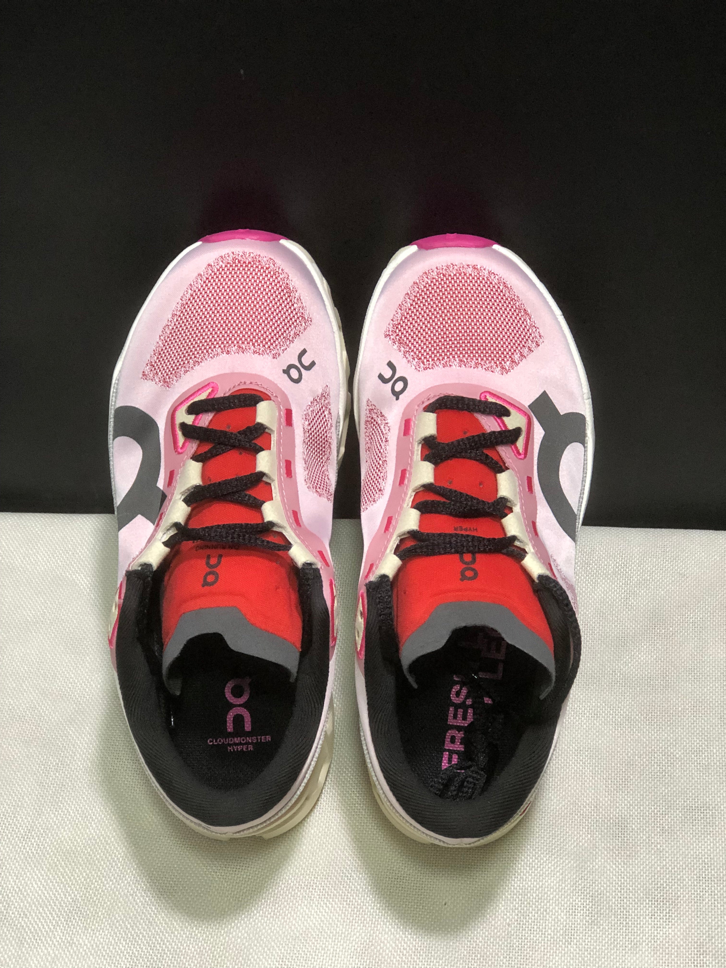 On Running Cloudmonster Hyper Running Shoes Pink/Cream