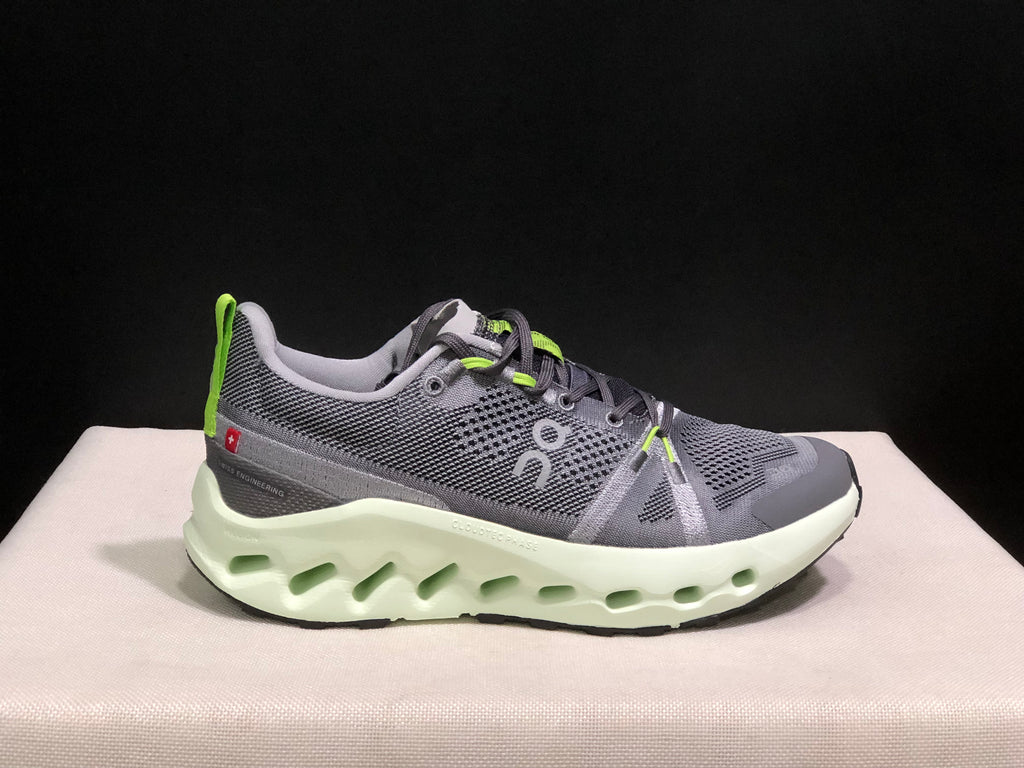 On Running Cloudsurfer Trail Waterproof Comfortable And Breathable Running Shoes Iron/Lima