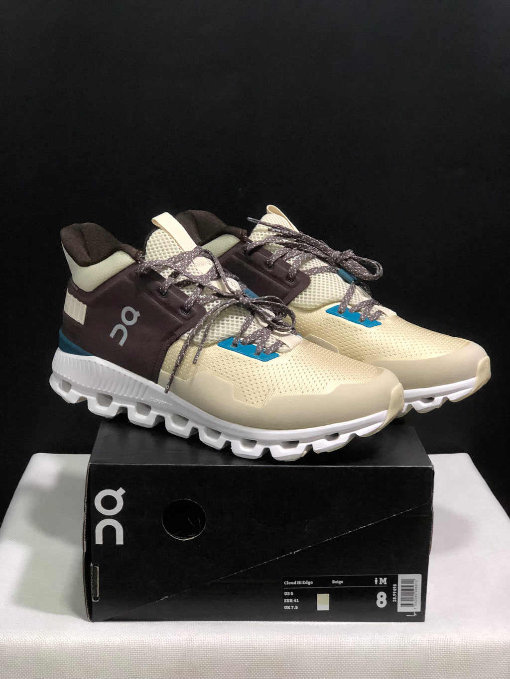 On Running Cloud Hi Edge Outdoor Training Running Shoes Brown/Khaki