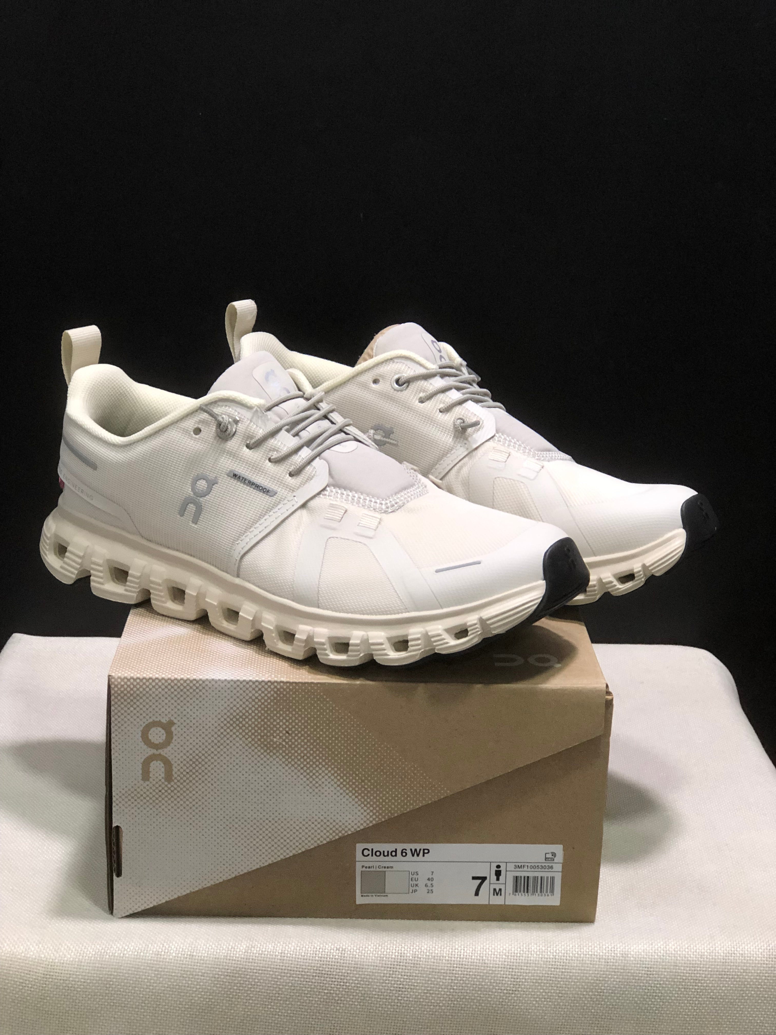 On Running Cloud 6 Casual Life Shoes Beige White