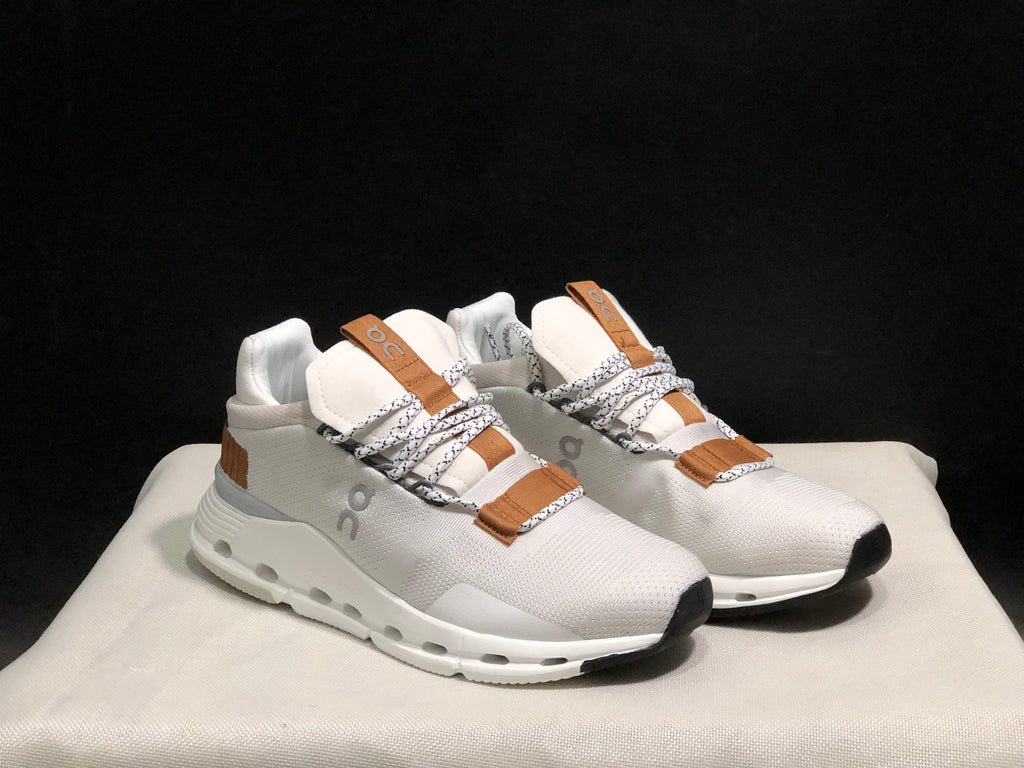 On Running Cloudnova Lightweight Sports Casual Shoes White/Pearl