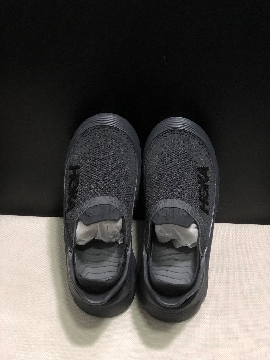 Hoka One One Restore TC Elastic Comfortable Low-top Running Shoes Sneakers Black