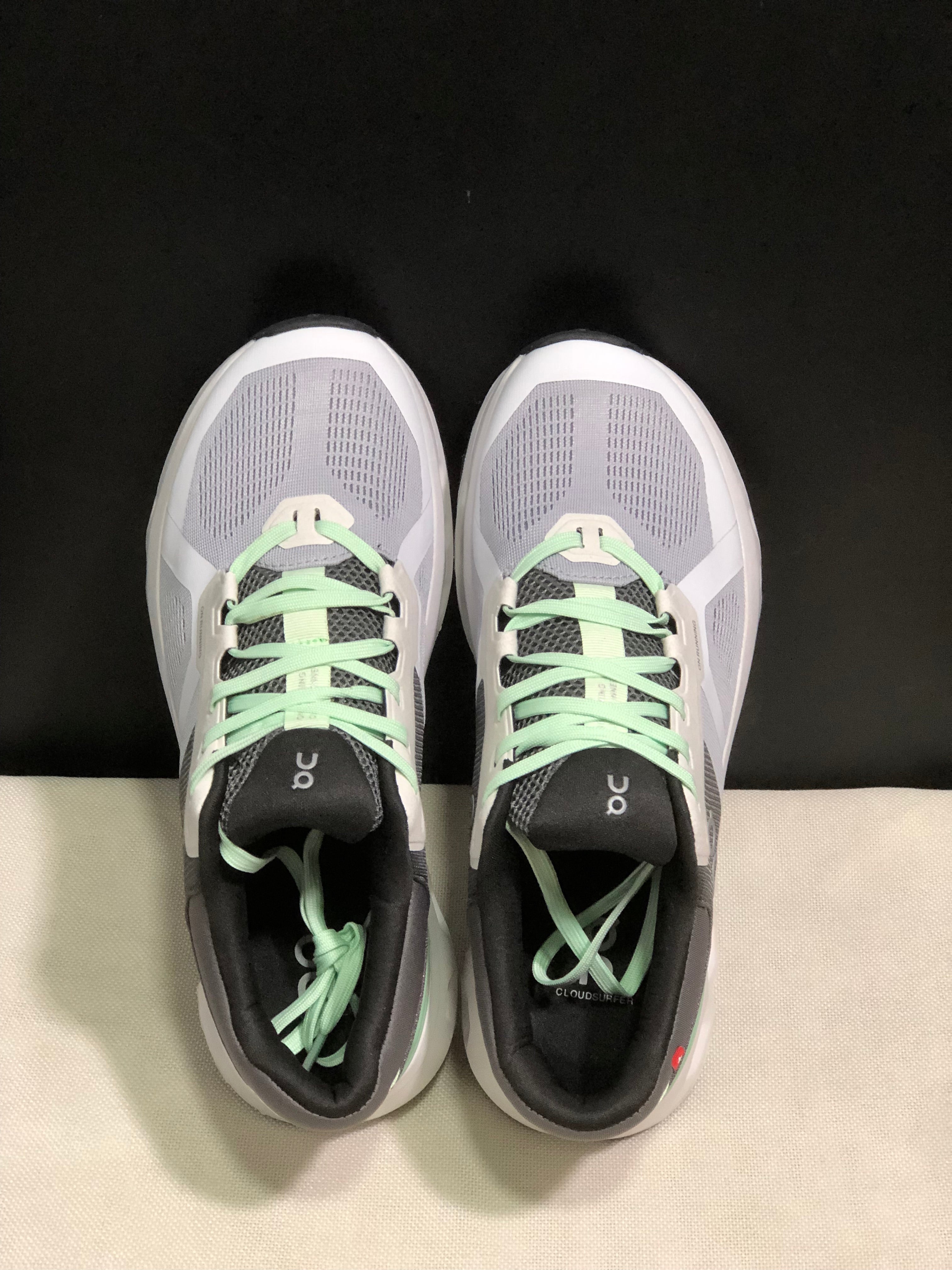 On Running Cloudrunner 2 Mesh Breathable Running Shoes Light Grey/Green