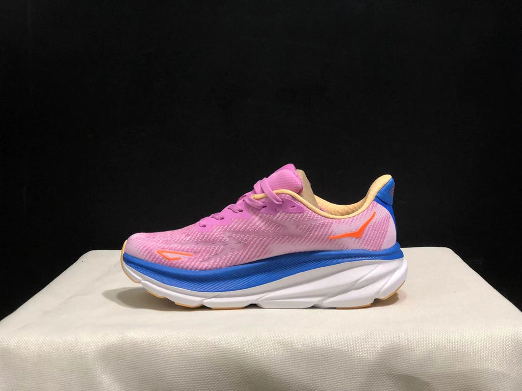 Hoka One One Clifton 9 Running Shoes Athletic Shoes Sneakers Pink