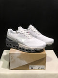 On Running Cloudmonster 2 Shock-Absorbing And Breathable Running Shoes Light Grey