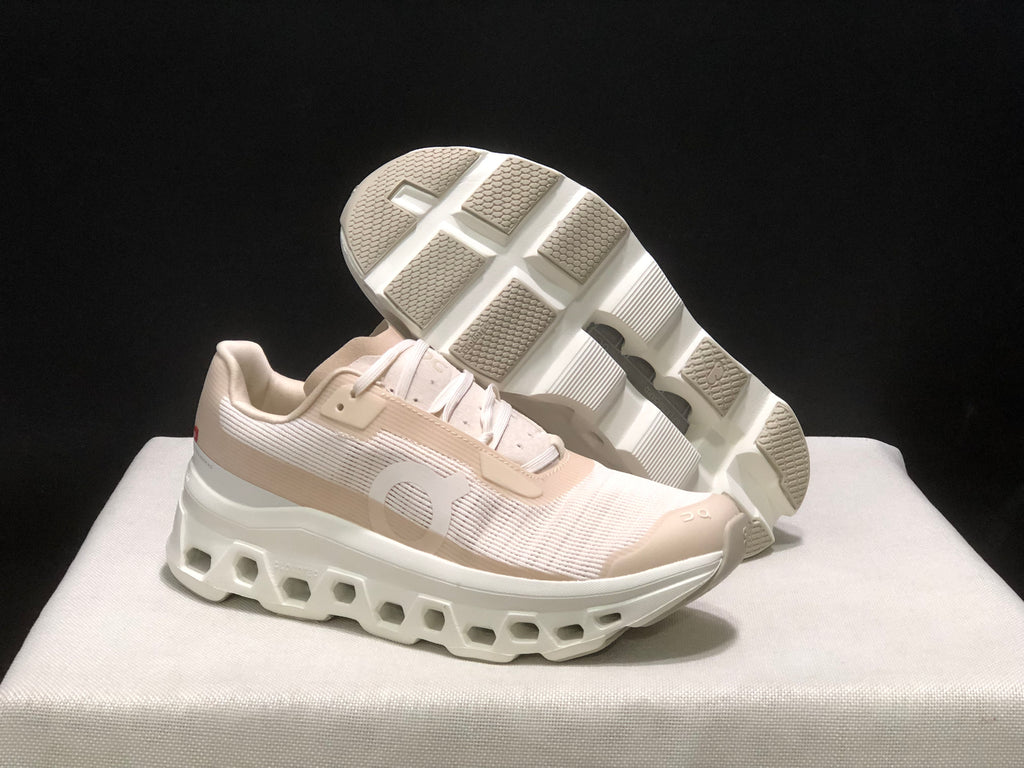 On Running Cloudmonster Void 1 M Casual Running Shoes Flesh Pink/White