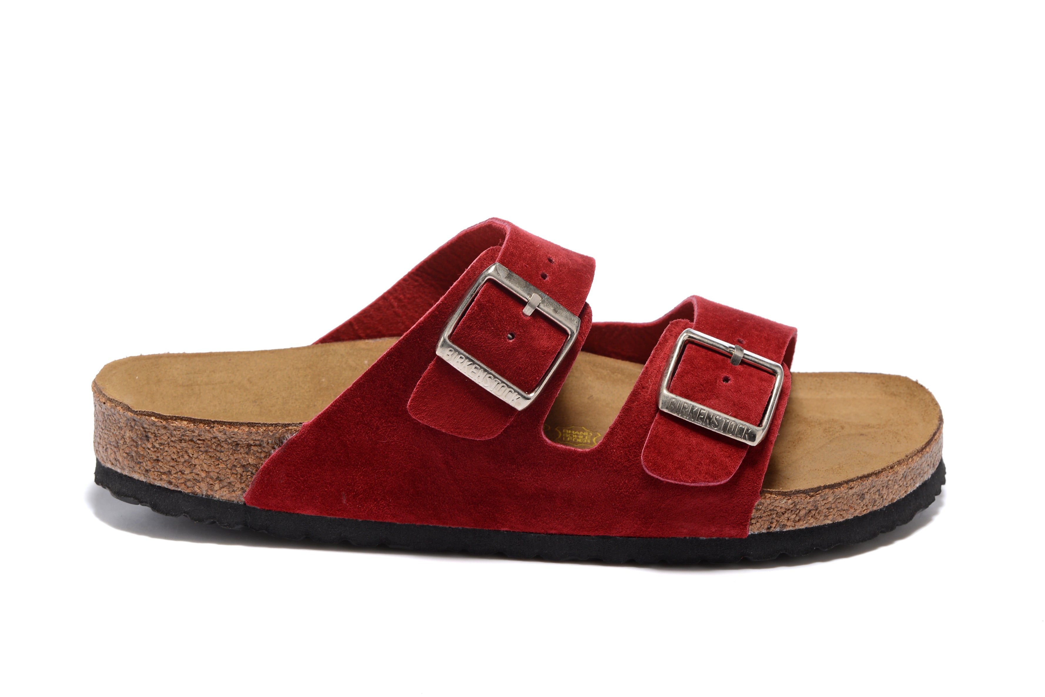 Birkenstock Arizona Two Buckle Suede Leather Sandal