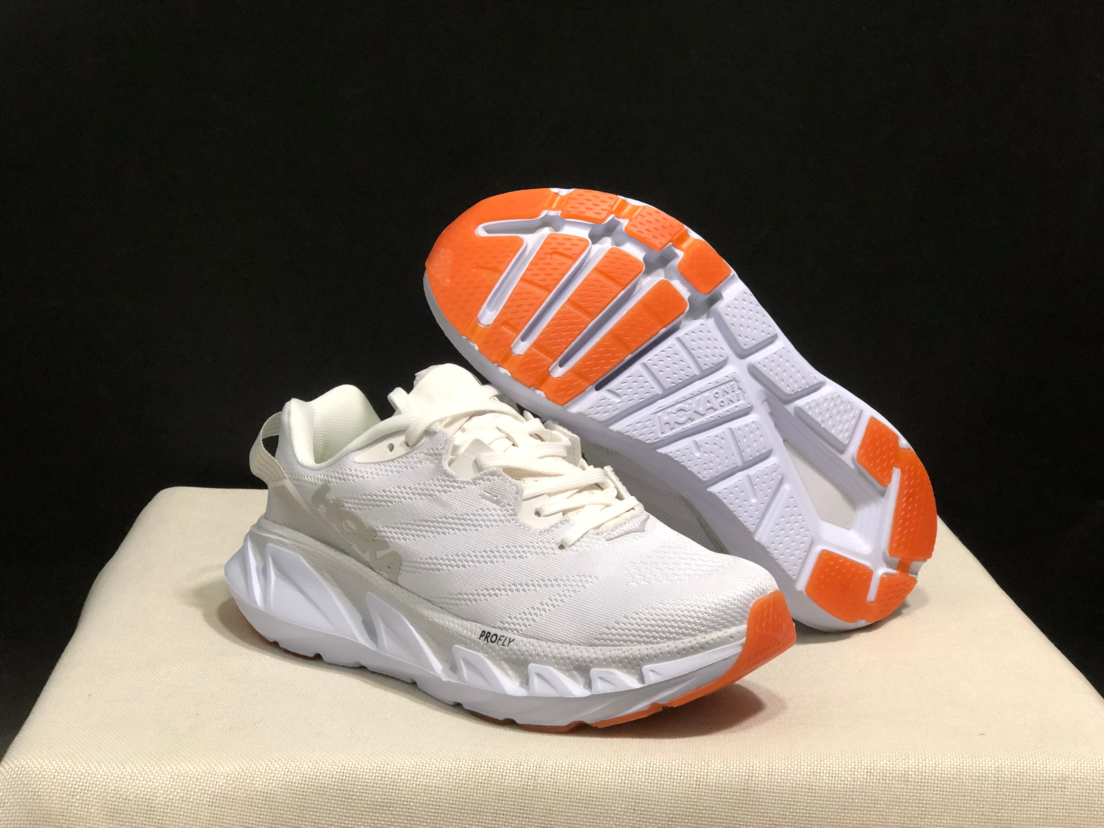 Hoka One One Elevon 2 Anti-slip Wear-resistant Running Shoes Sneakers White