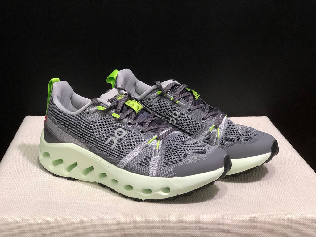 On Running Cloudsurfer Trail Waterproof Comfortable And Breathable Running Shoes Iron/Lima