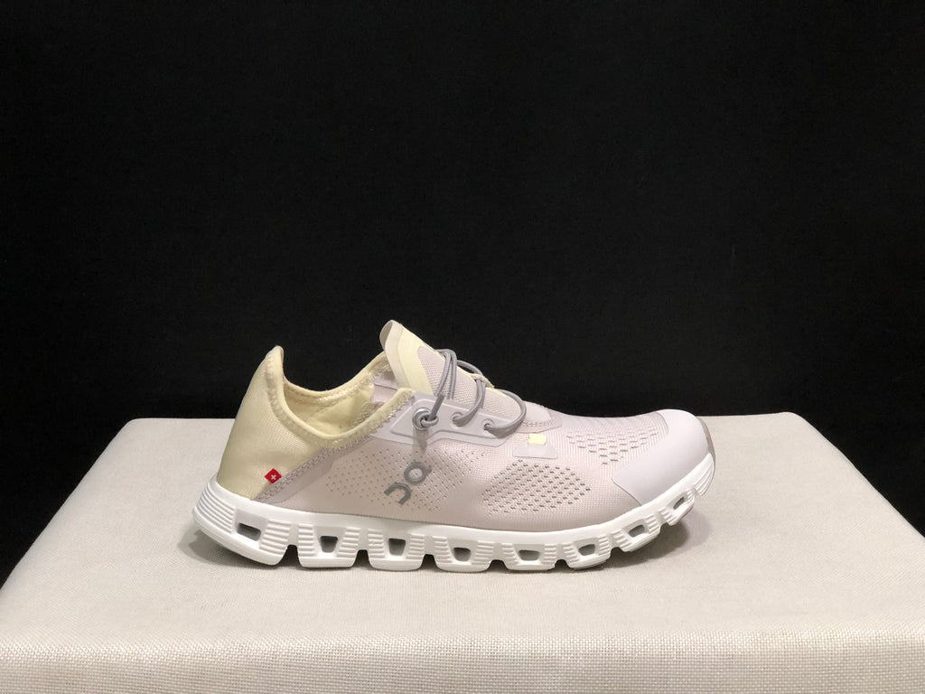 On Running Cloud 5 Coast Convenient And Breathable Running Shoes Cream/Light Yellow