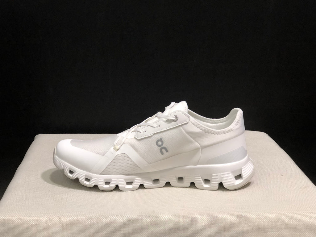On Running Cloud X 3 AD Comfortable Wear-Resistant Training Shoes All White