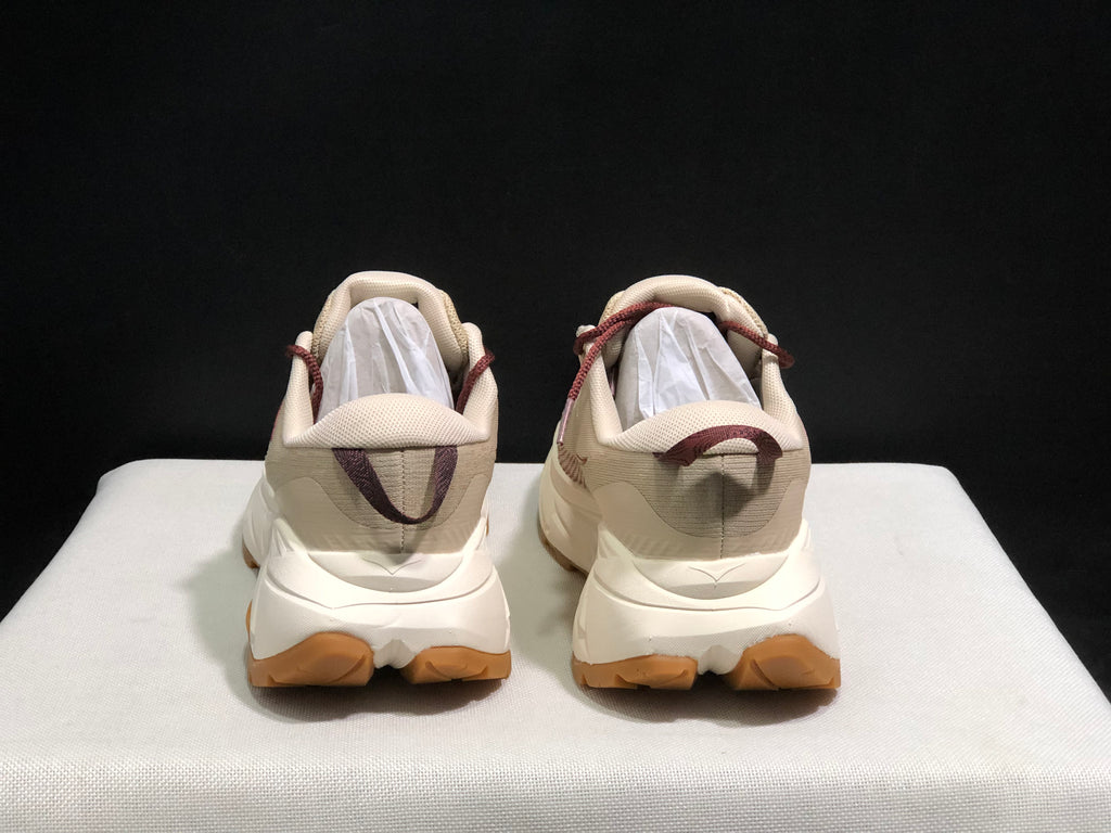 Hoka One One Skyline Float X Outdoor Running Shoes Sneakers Beige