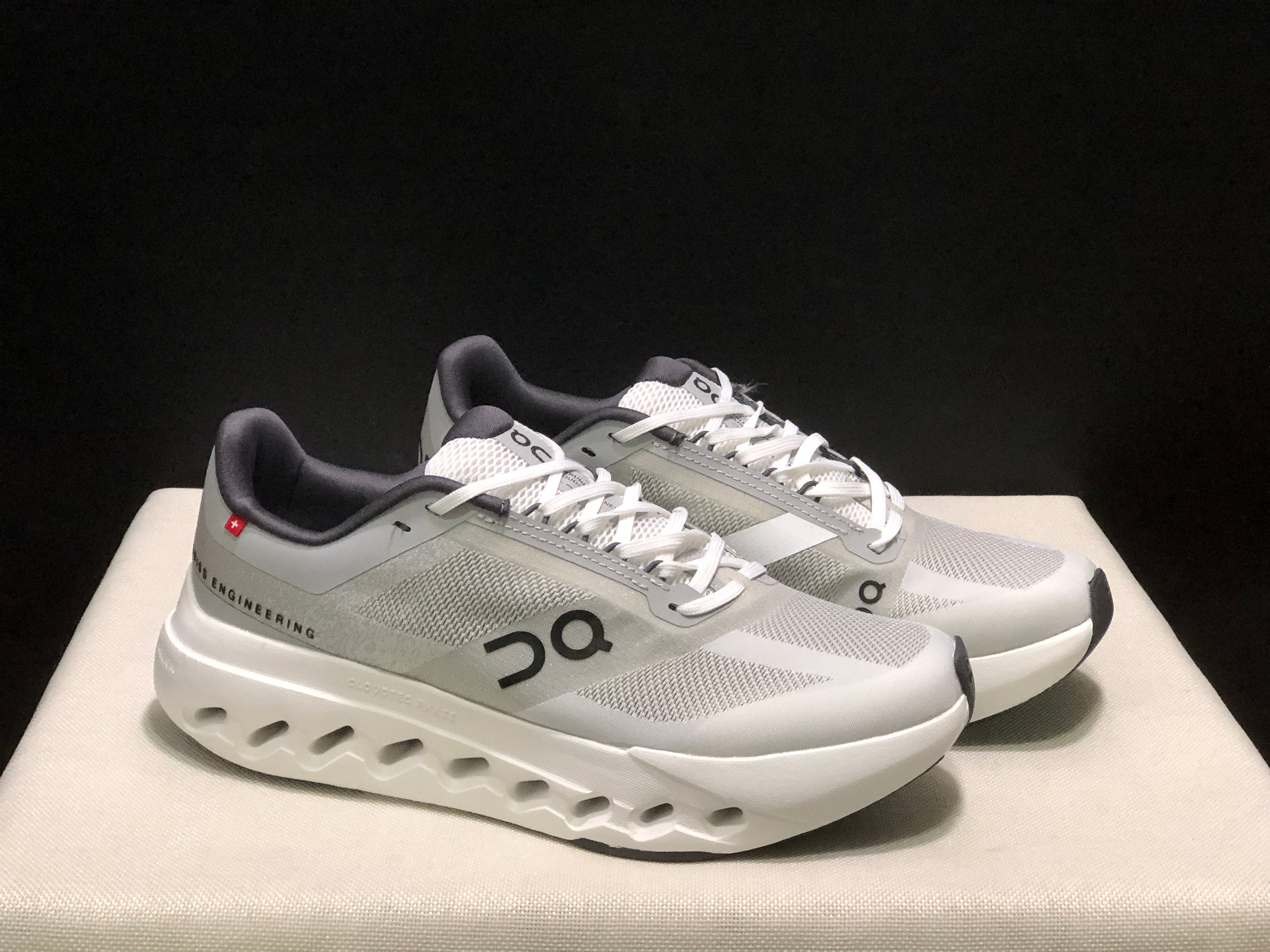 On Running Cloudsurfer Next Casual Running Shoes Giacier/White