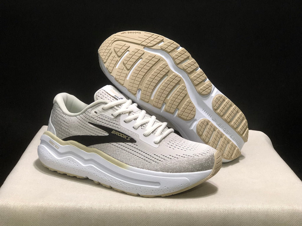 Brooks Ghost Max 2 Breathable Low-top Running Shoes Mushroom Grey