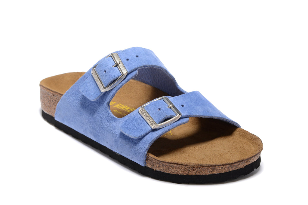 Birkenstock Arizona Two Buckle Suede Leather Sandal