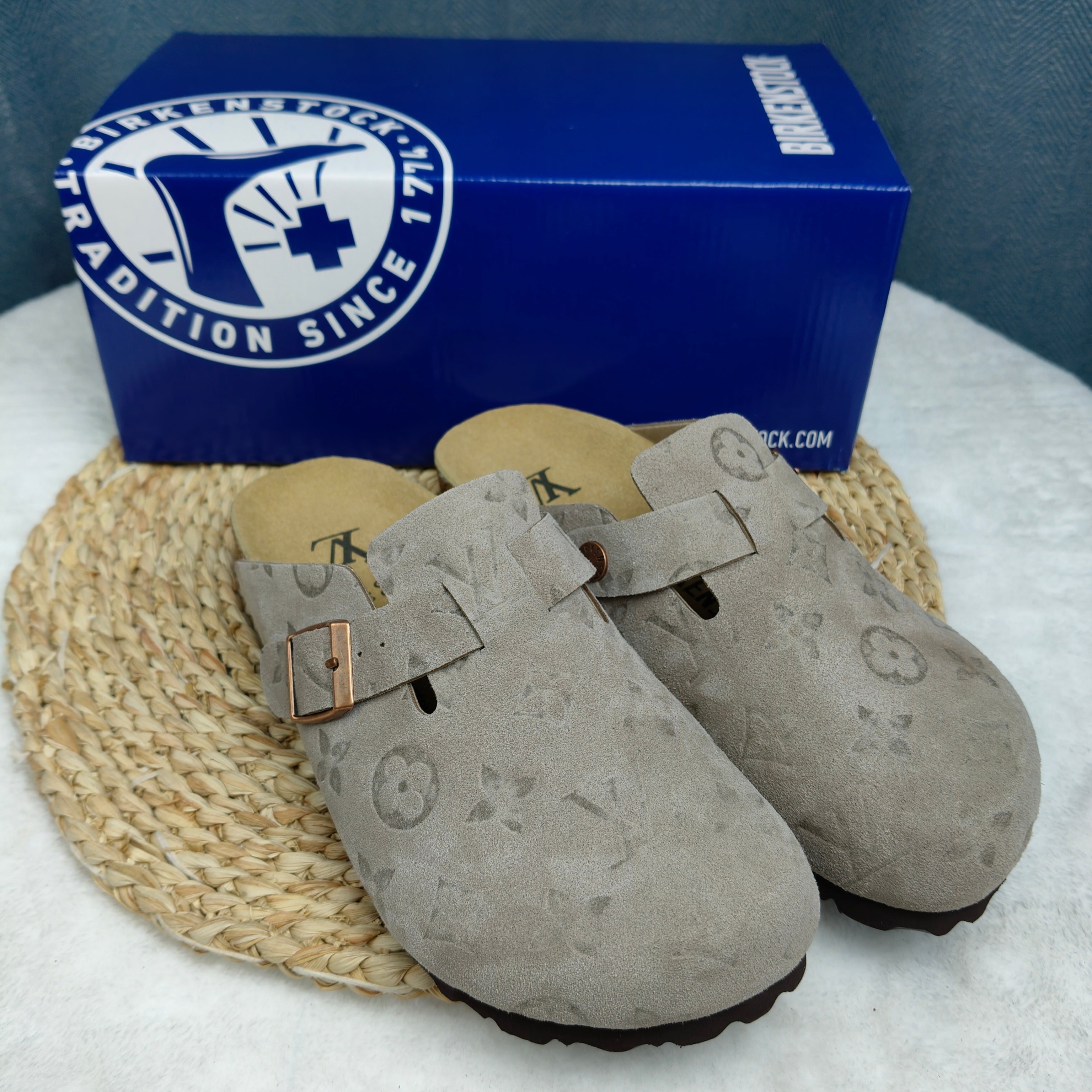 Birkenstock Boston Suede Leather Casual Shoes Joint Edition
