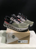 On Running Cloudrunner 2 Mesh Breathable Running Shoes Black/Military Green