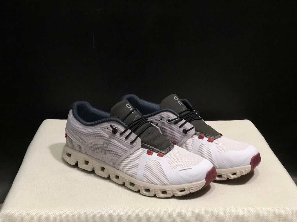 On Running Cloud 5 Lightweight Running Shoes Pearl Frost/Light Grey
