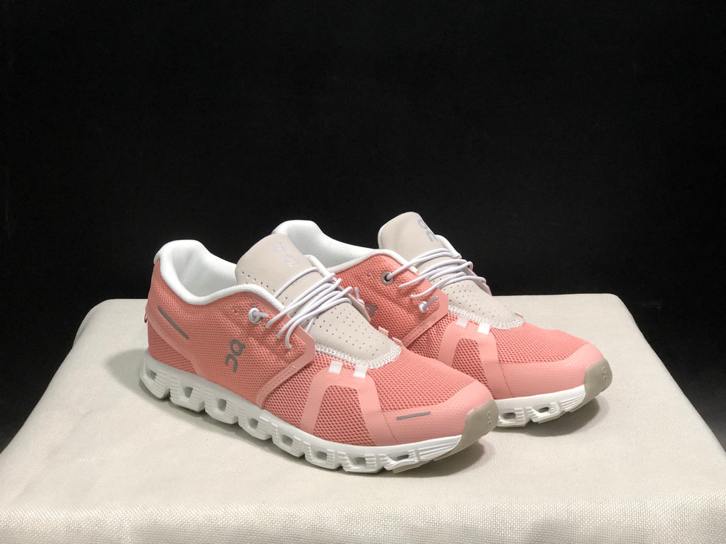 On Running Cloud 5 Lightweight Running Shoes Rose Powder/Soft Yarn