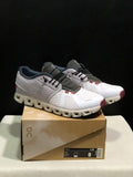 On Running Cloud 5 Lightweight Running Shoes Pearl Frost/Light Grey