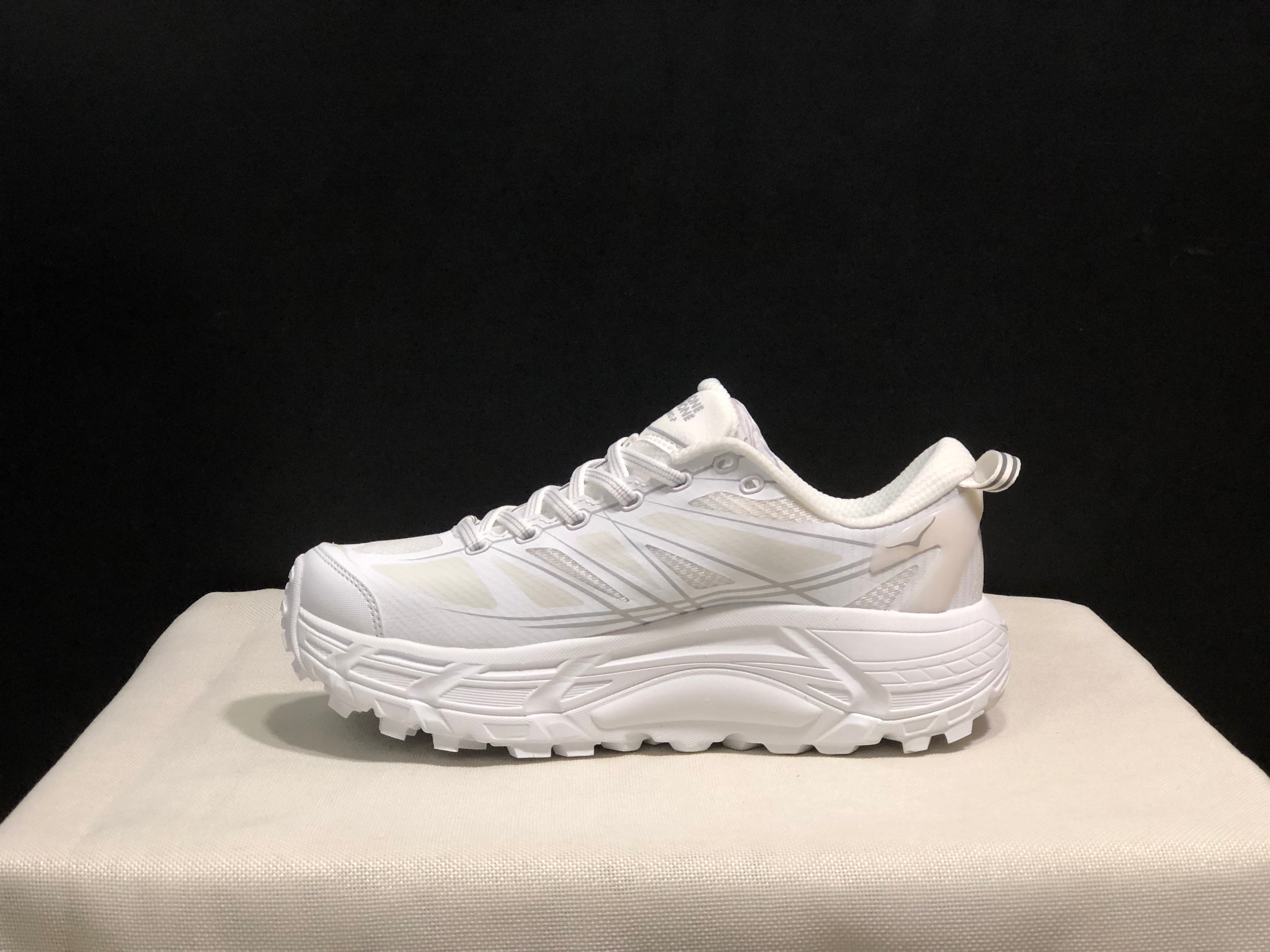 Hoka One One Mafate Speed 2 Mountain Anti-slip White Running Shoes Sneakers