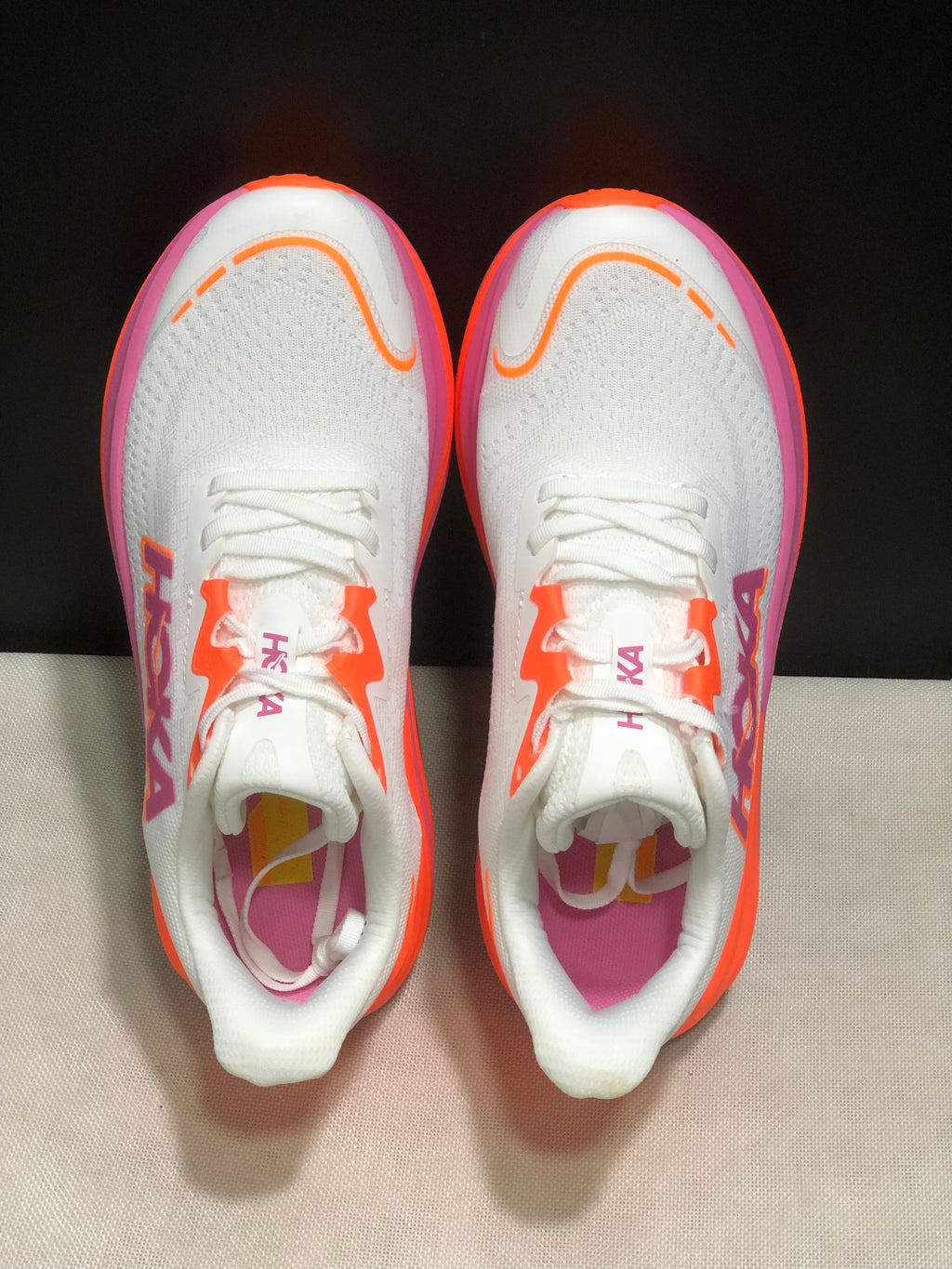 Hoka One One Skyward X Women's Anti-slip Wear-resistant Running Shoes Sneakers White