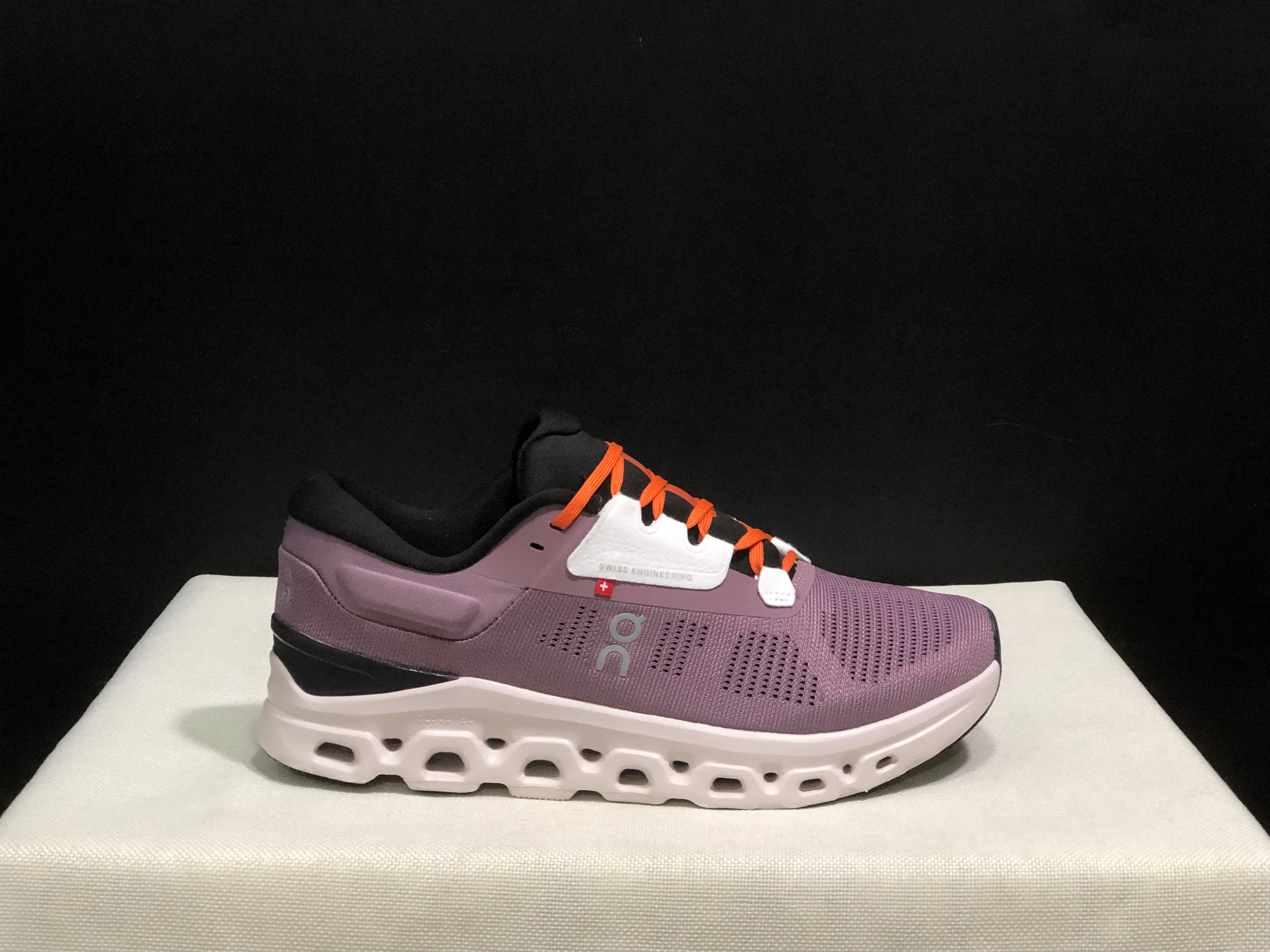 On Running Cloudstratus 3 Anti-Slip Running Shoes Quartz Lily/Purple
