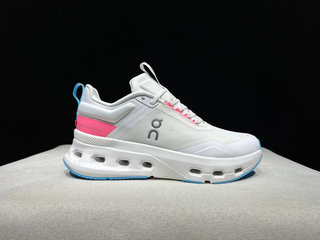 On Running Cloudnova X Comfortable Running Shoes Grayish-White