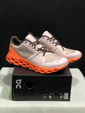 On Running Cloudstratus Shock-Absorbing And Breathable Running Shoes Reddish Brown