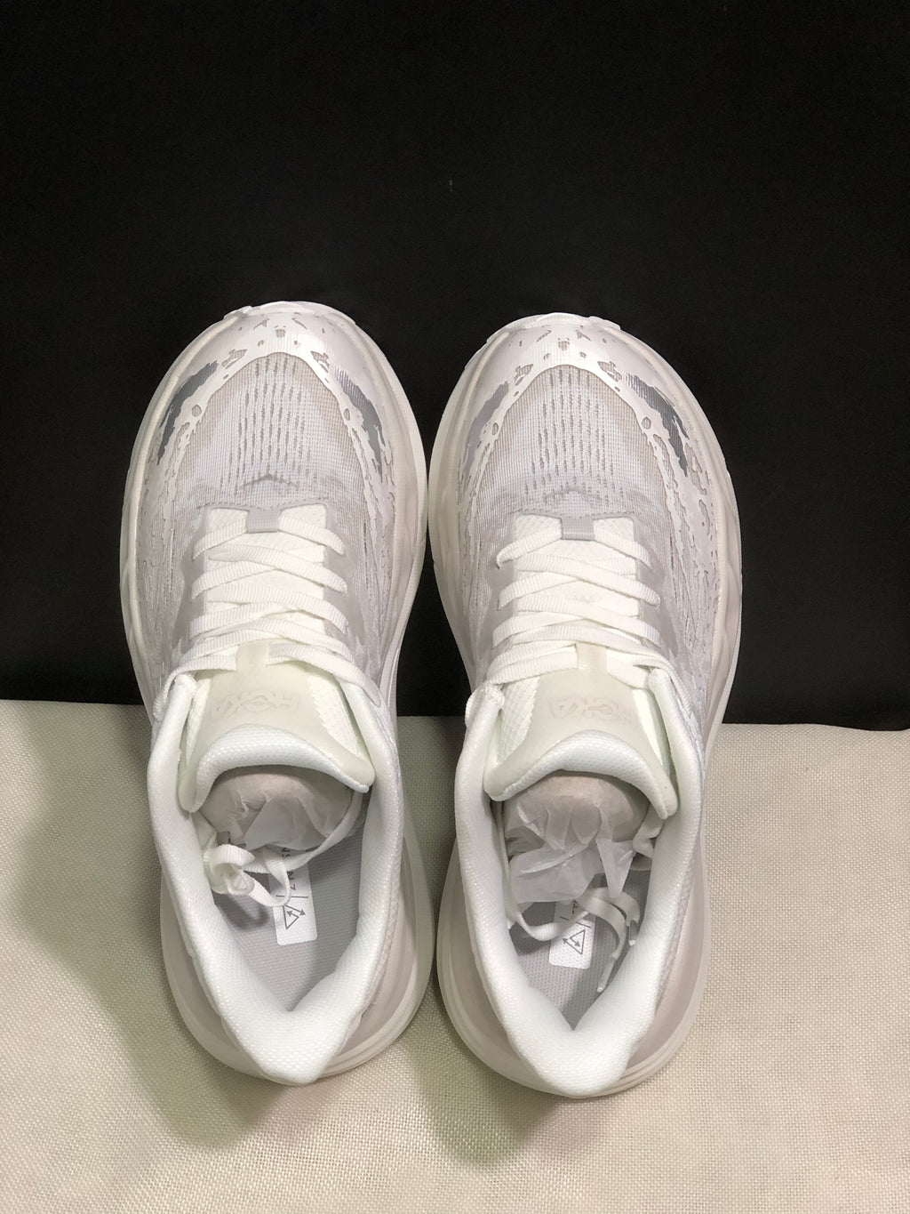 Hoka One One Stinson 7 Comfortable Anti-slip Outdoor Running Shoes Sneakers White