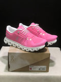 On Running Cloud 6 Casual Sneakers Rose Red/White