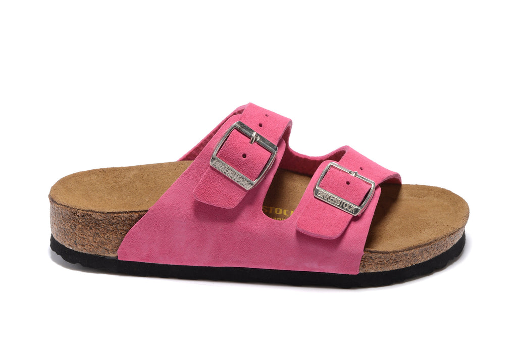 Birkenstock Arizona Two Buckle Suede Leather Sandal