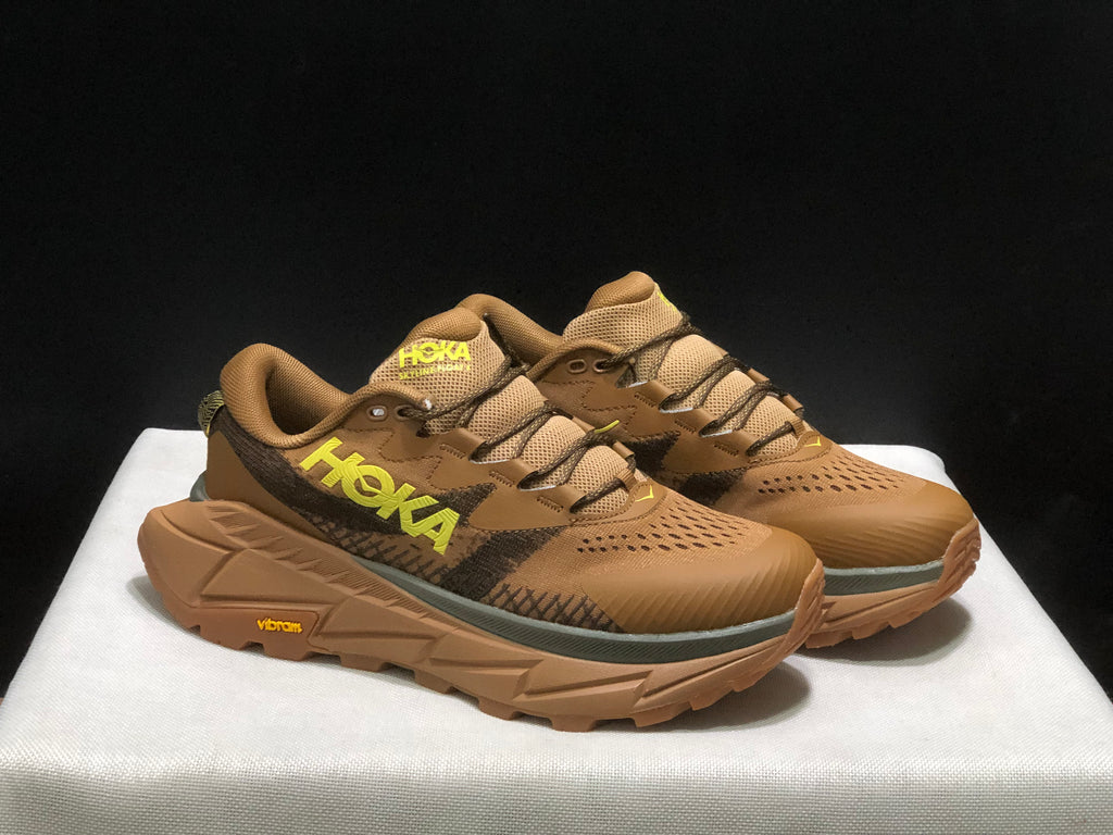 Hoka One One Skyline Float X Outdoor Running Shoes Sneakers Brown