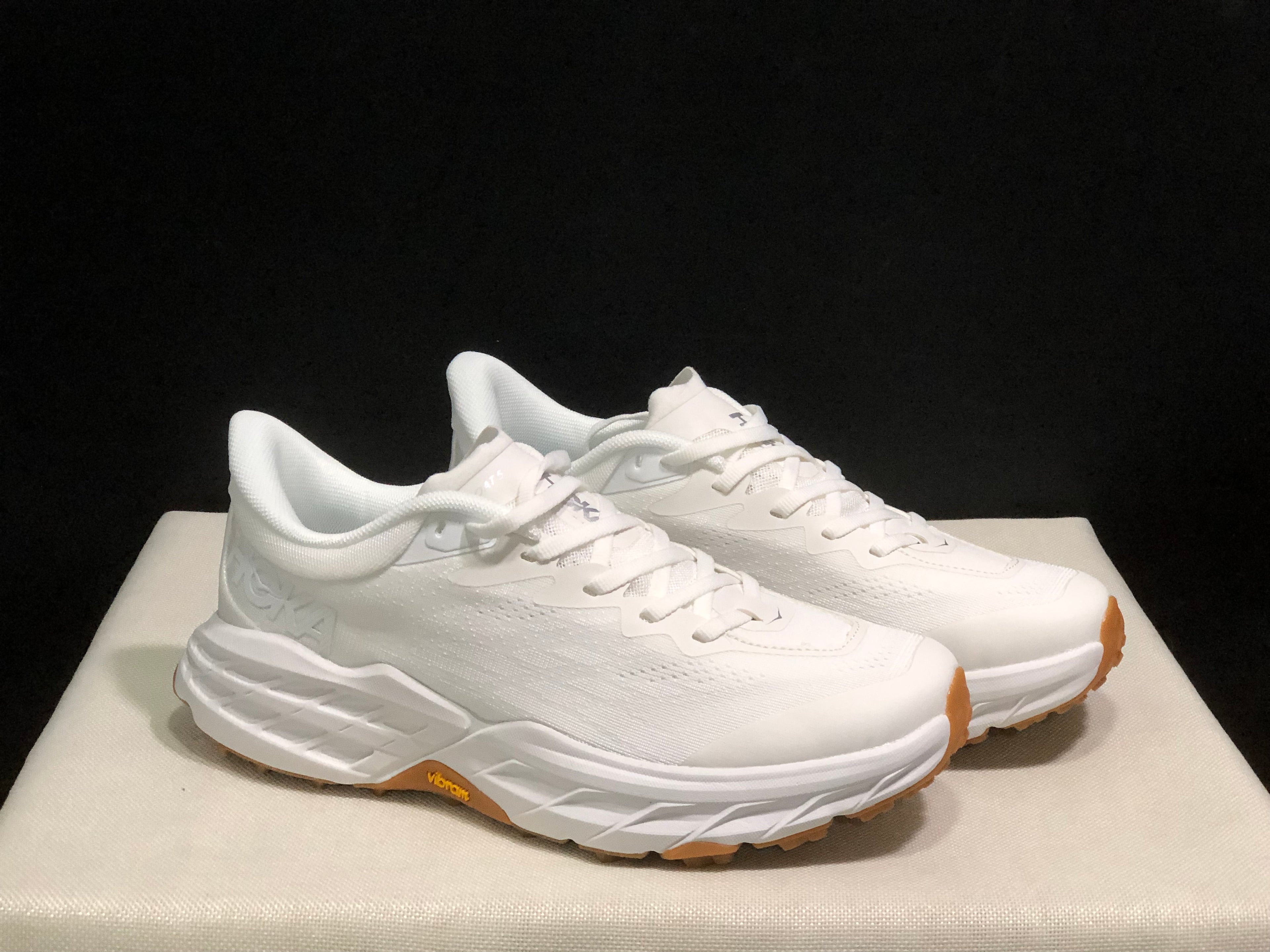 Hoka One One Speedgoat 5 White Trail Running Shoes Sneakers