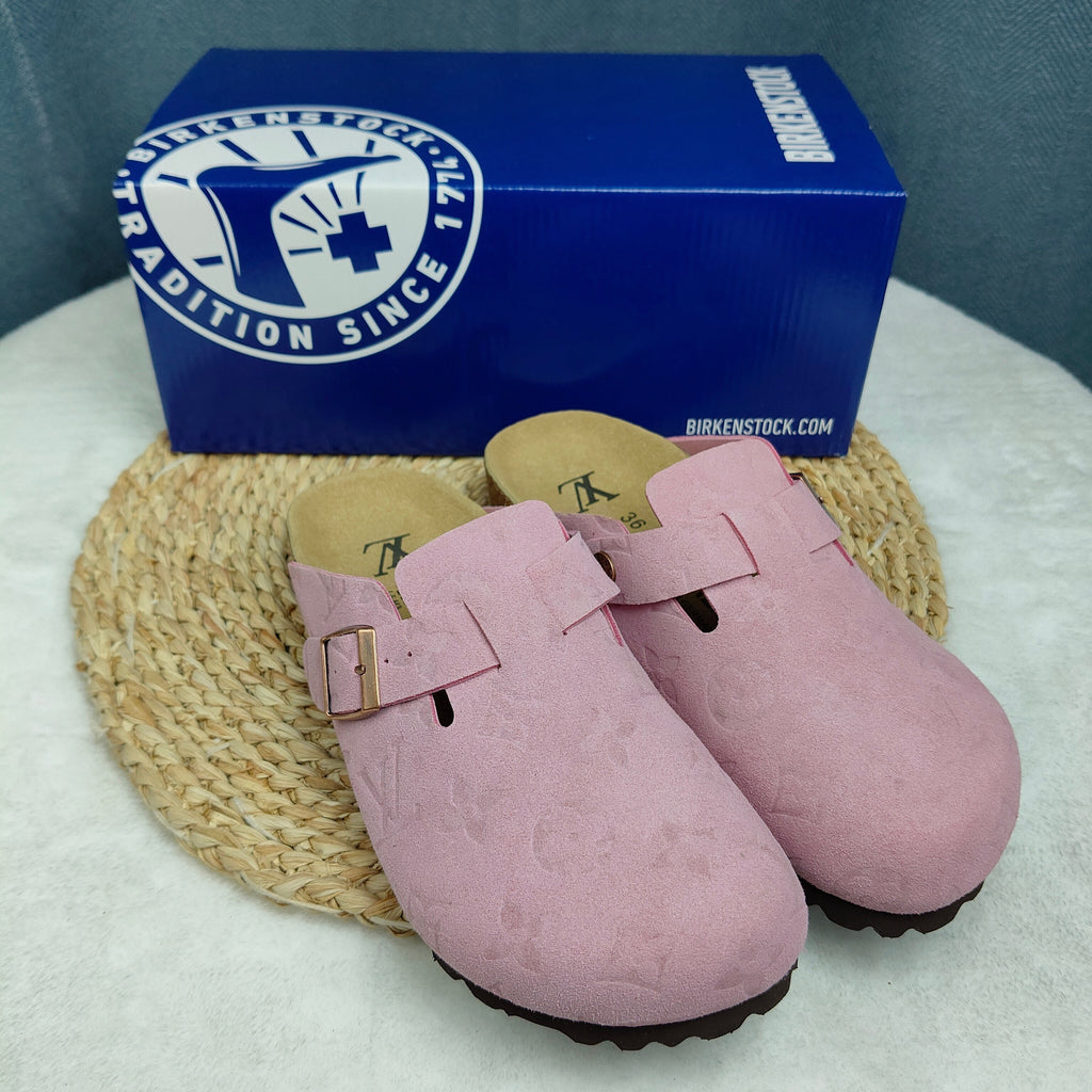 Birkenstock Boston Suede Leather Casual Shoes Joint Edition