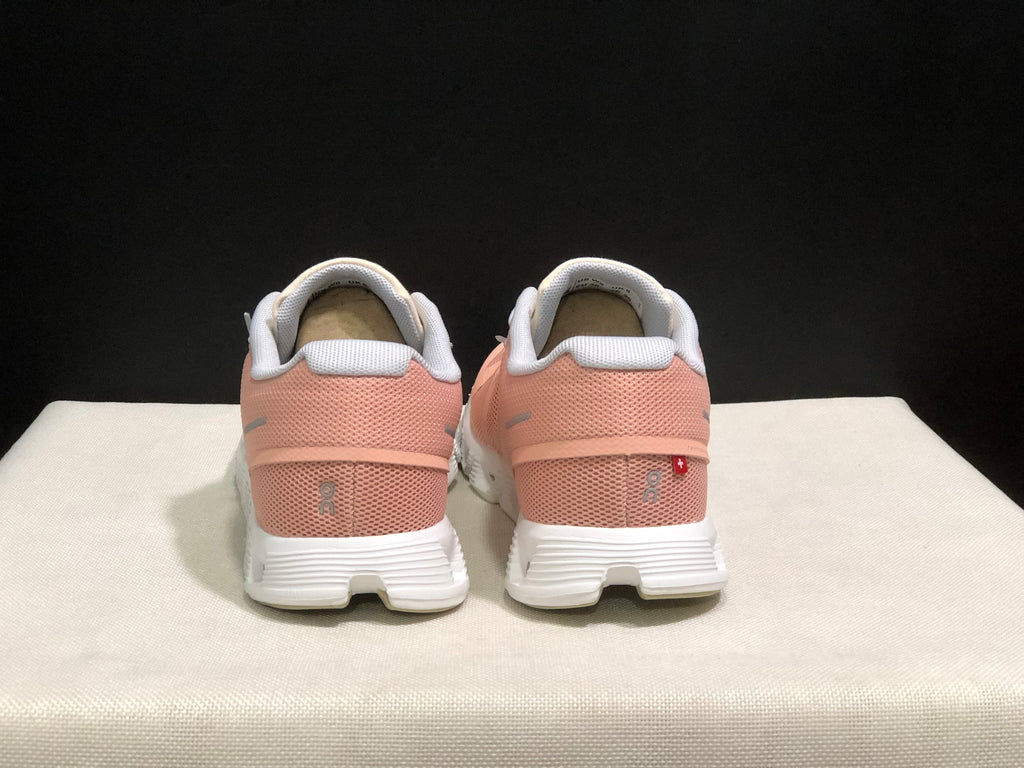 On Running Cloud 5 Lightweight Running Shoes Rose/Shell Powder