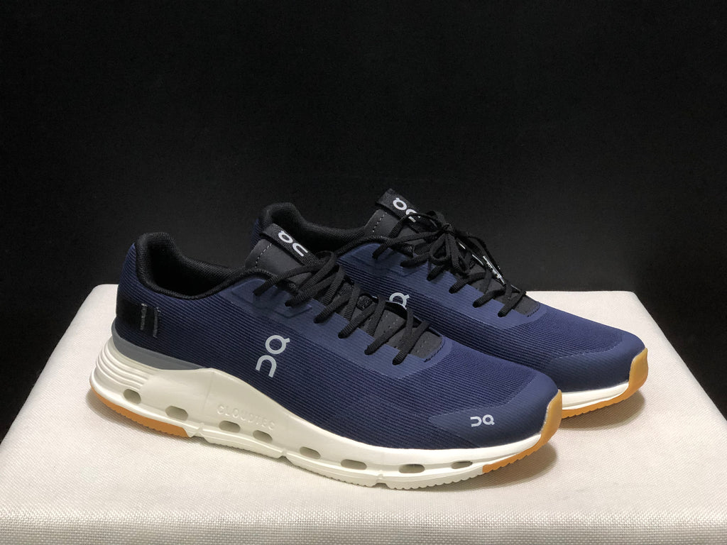 On Running Cloudnova Form 2 Fashionable Casual Running Shoes Mignight/Ivory