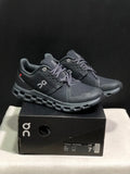 On Running Cloudstratus Shock-Absorbing And Breathable Running Shoes All Black