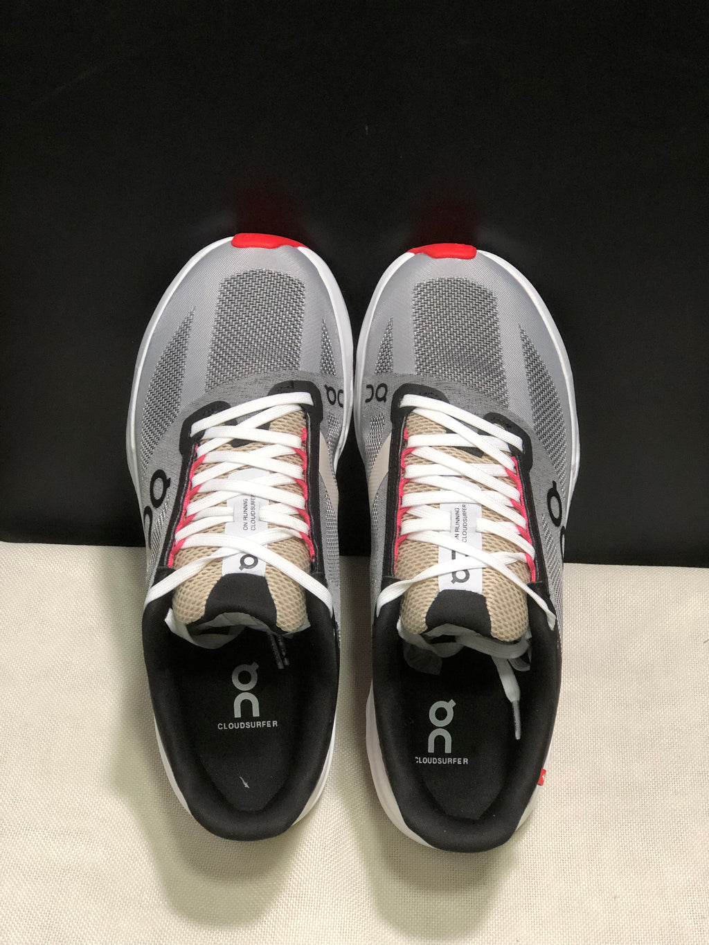 On Running Cloudsurfer Next Casual Running Shoes Grey/Black/Red