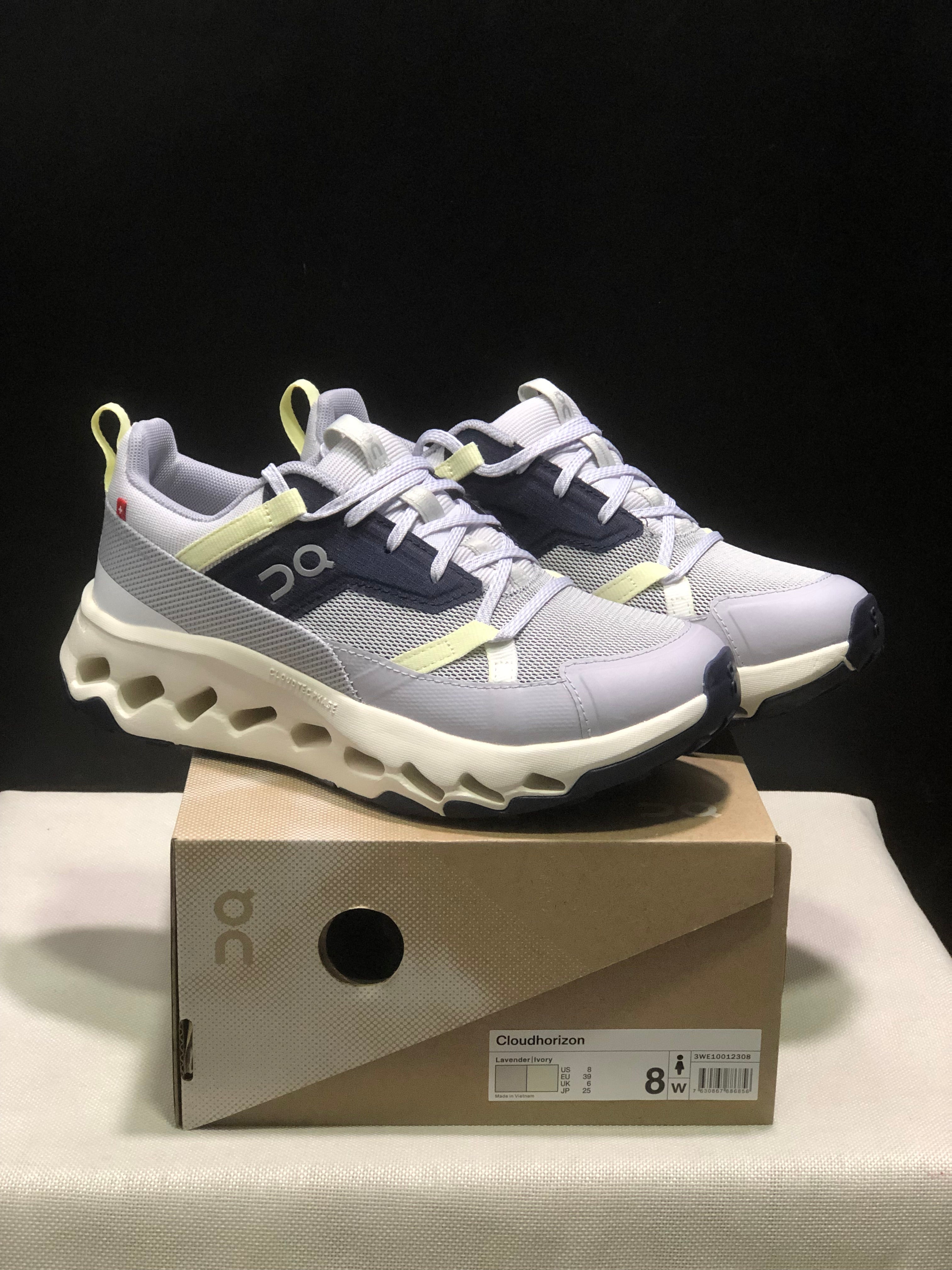 On Running Cloudhorizon Comfortable Hiking Shoes Lavender/Ivory