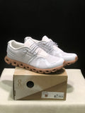 On Running Cloud 5 Lightweight Running Shoes Mist White/Brown