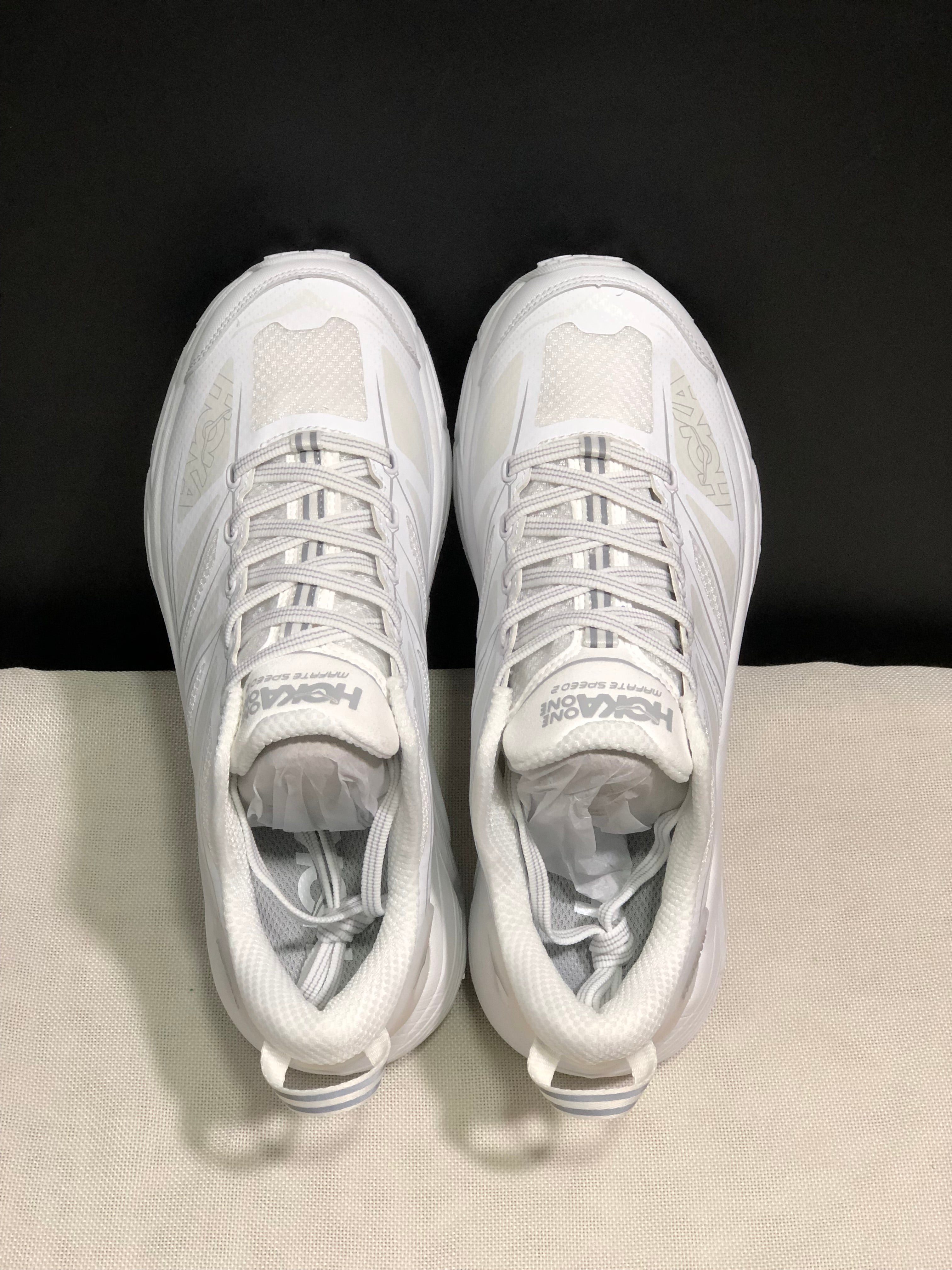 Hoka One One Mafate Speed 2 Mountain Anti-slip White Running Shoes Sneakers