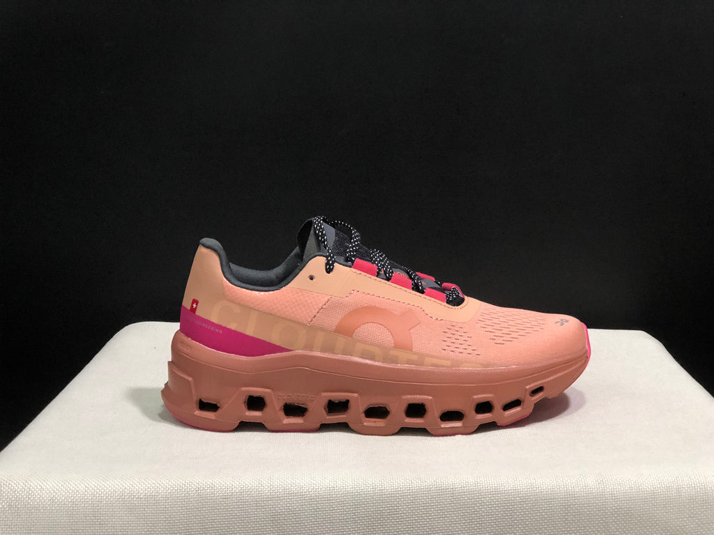 On Running Cloudmonster Anti-Slip Running Shoes Orange Red