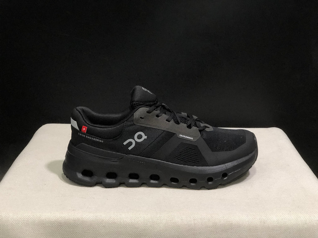 On Running Cloudrunner 2 Mesh Breathable Black Running Shoes