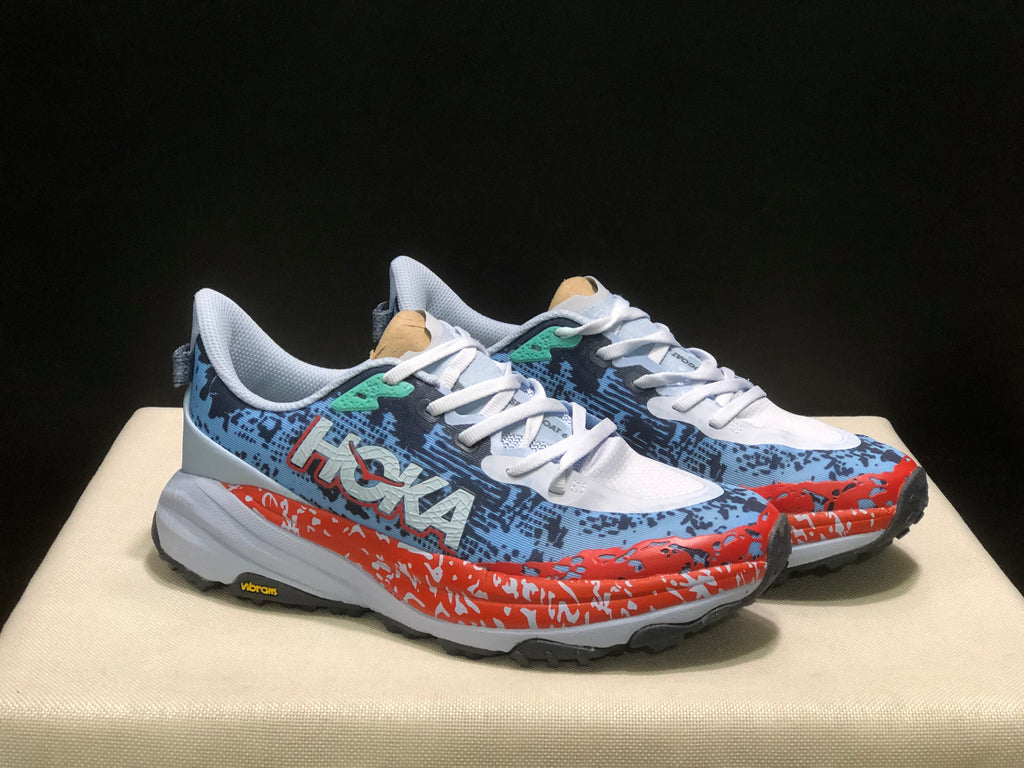 Hoka One One Speedgoat 6 Trail Running Shoes Sneakers Blue