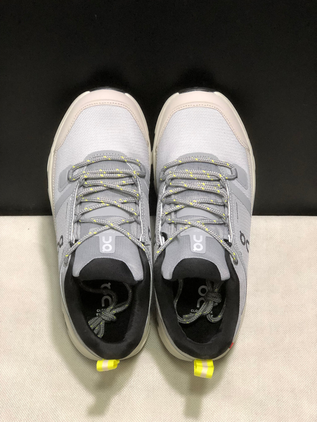 On Running Cloudrock Low WP Hiking Outdoor Shoes Light Grey