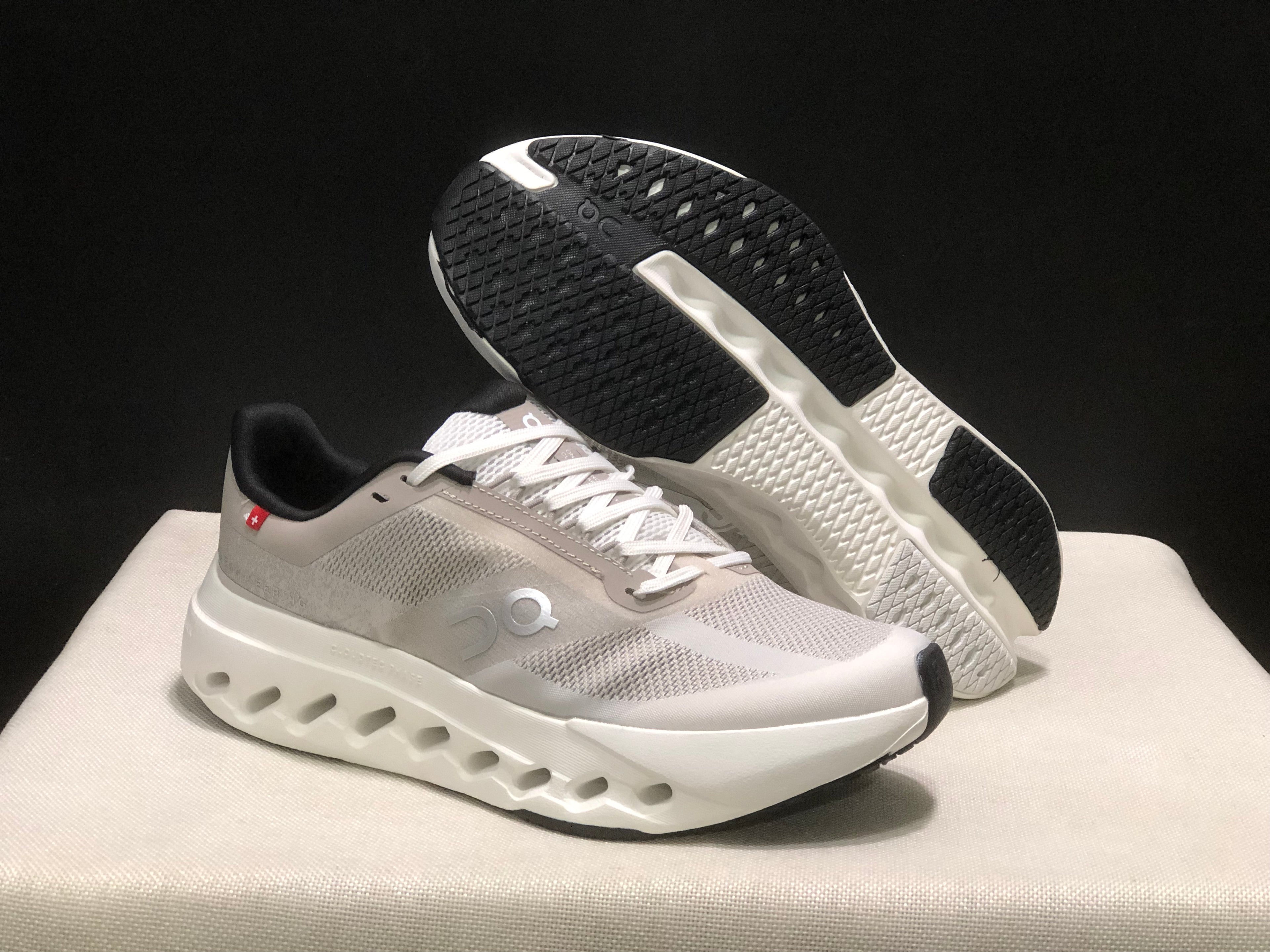 On Running Cloudsurfer Next Casual Running Shoes Apricot/White